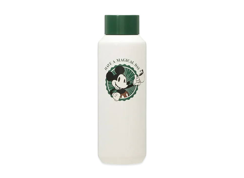 STARBUCKS DISNEY Mickey Screw Lid Stainless Bottle "White"