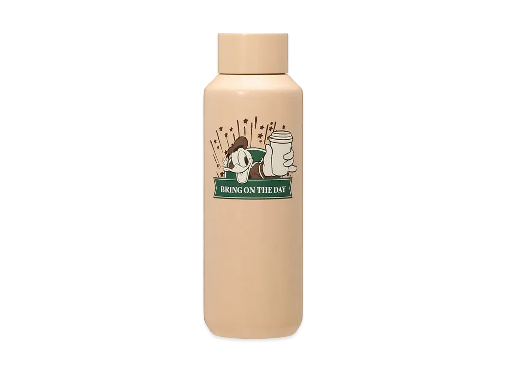 STARBUCKS DISNEY Donald Screw Lid Stainless Bottle "Beige"