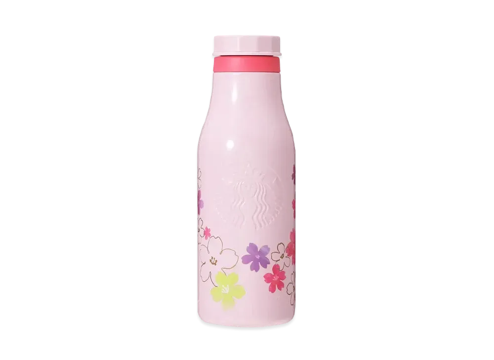STARBUCKS SAKURA 2024 stainless steel logo bottle 473ml "Baby Pink"