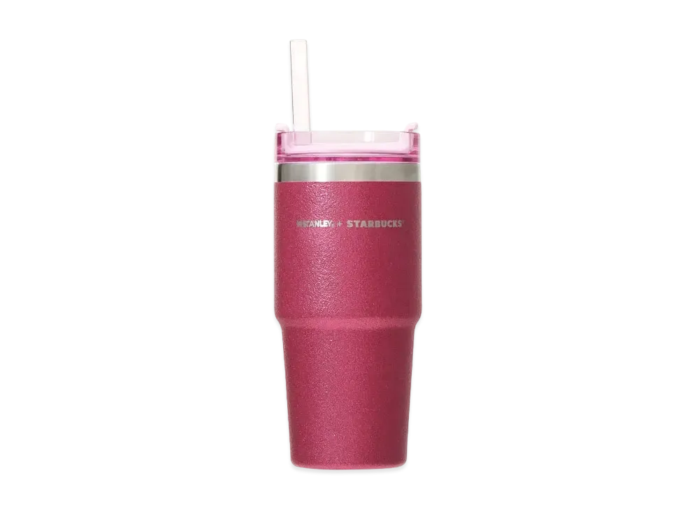 STARBUCKS SAKURA 2024 3WAY Stainless Steel Tumbler Stanley 473ml "Vivid Pink"