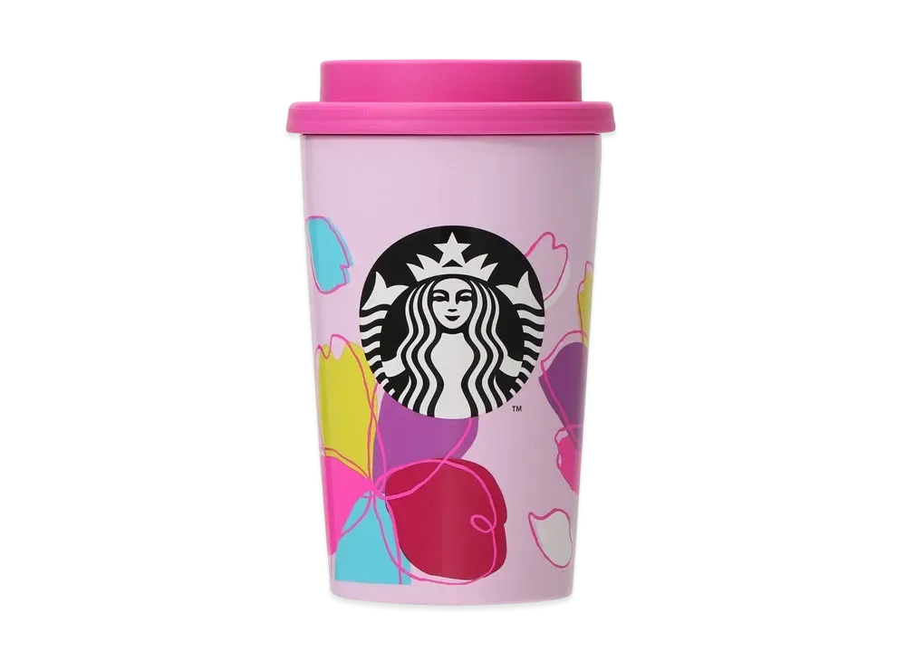 STARBUCKS SAKURA 2024 Stainless steel TOGO cup tumbler 355ml "Colorful Petal"
