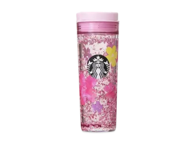 STARBUCKS SAKURA 2024 water intumbler 473ml "Pink Glitter"