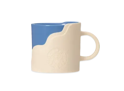 STARBUCKS Seaside Getaway Mugsy Side 414ml "Beige/Blue"