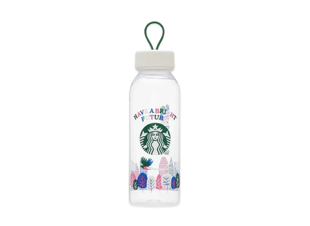 STARBUCKS Bio-Based PP Strap Lid Bottle 473ml "Clear"