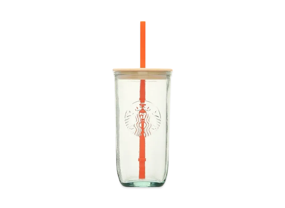 STARBUCKS Recycled Glass Tumbler 473ml "Clear"