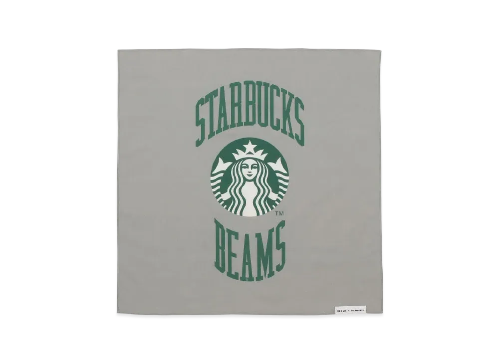 STARBUCKS x BEAMS Bandana College Design "Gray"