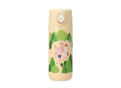 STARBUCKS Alpaca Boho Fest Stainless Steel Bottle Alpaca 381ml "Beige"