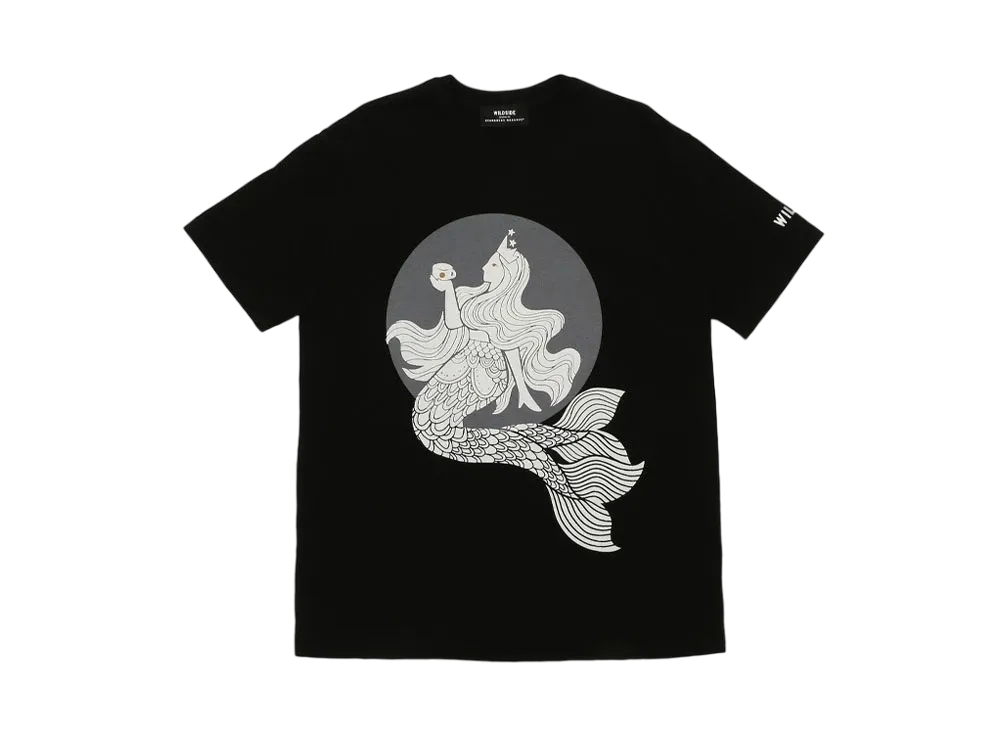 STARBUCKS RESERVE x WILDSIDE YOHJI YAMAMOTO Reserve T-shirt Big Print "Black"