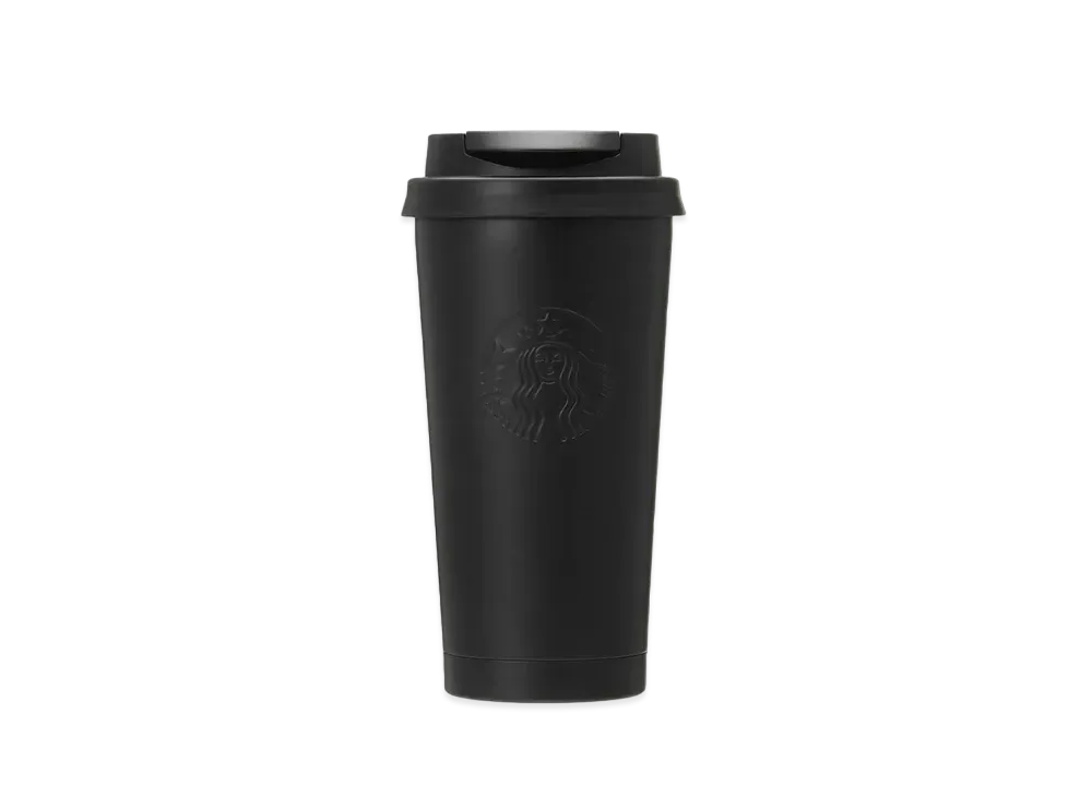 STARBUCKS Stainless Steel Togo Logo Tumbler Matte Black 473ml "Black"