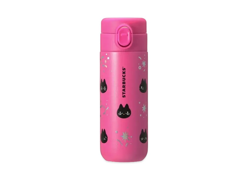 STARBUCKS Halloween 2024 Stainless Steel Bottle 381ml "Pink"