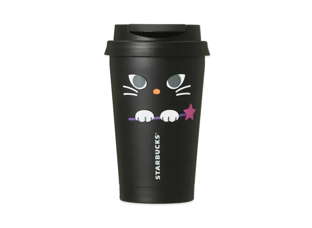 STARBUCKS Halloween 2024 Stainless Steel TOGO Tumbler Witch Cat 355ml "Black"