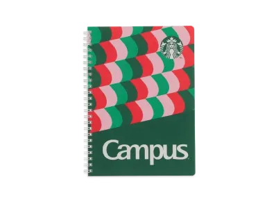 STARBUCKS Holidays 2024 Campus Ring Notebook "Greeb"