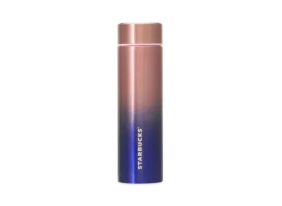 STARBUCKS Holidays 2024 Stainless Steel Bottle Gradation 444ml "Blue/Pink"