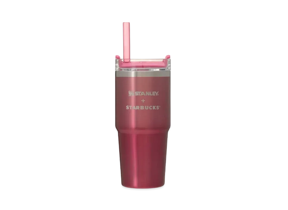 STARBUCKS 3WAY Stainless Steel Tumbler Stanley Gradient 414ml "Cranberry"