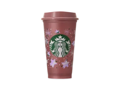 STARBUCKS Holiday 2024 Color Changing Reusable Cup 473ml "Red/White"