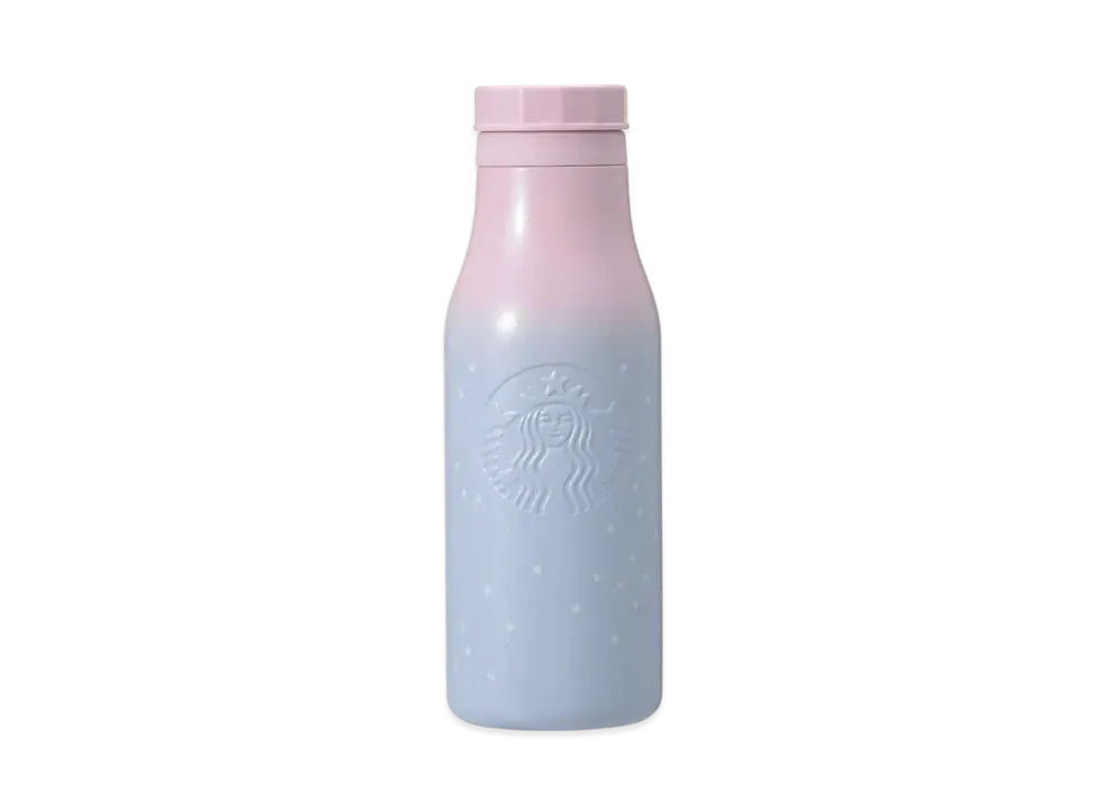 STARBUCKS Stainless Steel Logo Bottle Gradation 473Ml "Blue Pink"