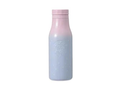 STARBUCKS Stainless Steel Logo Bottle Gradation 473Ml "Blue Pink"