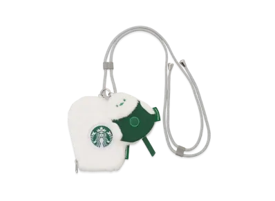 STARBUCKS Shoulder Pouch Set Shimaenaga "White"
