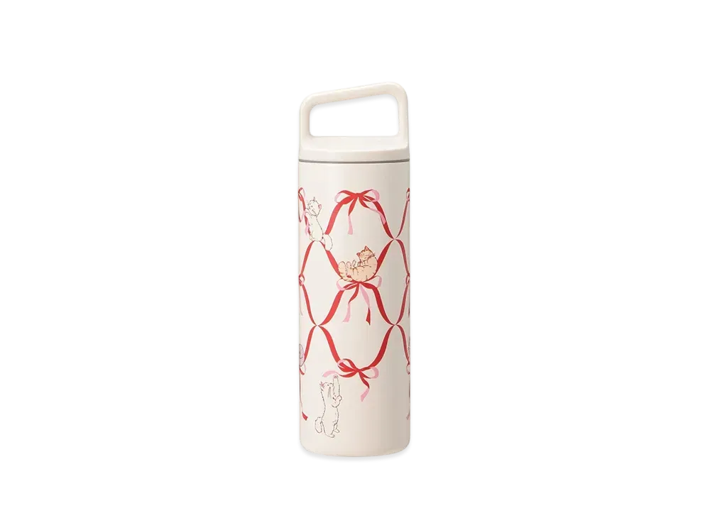 STARBUCKS Valentine 2025 Handle Lid Stainless Steel Bottle 473ml "White"