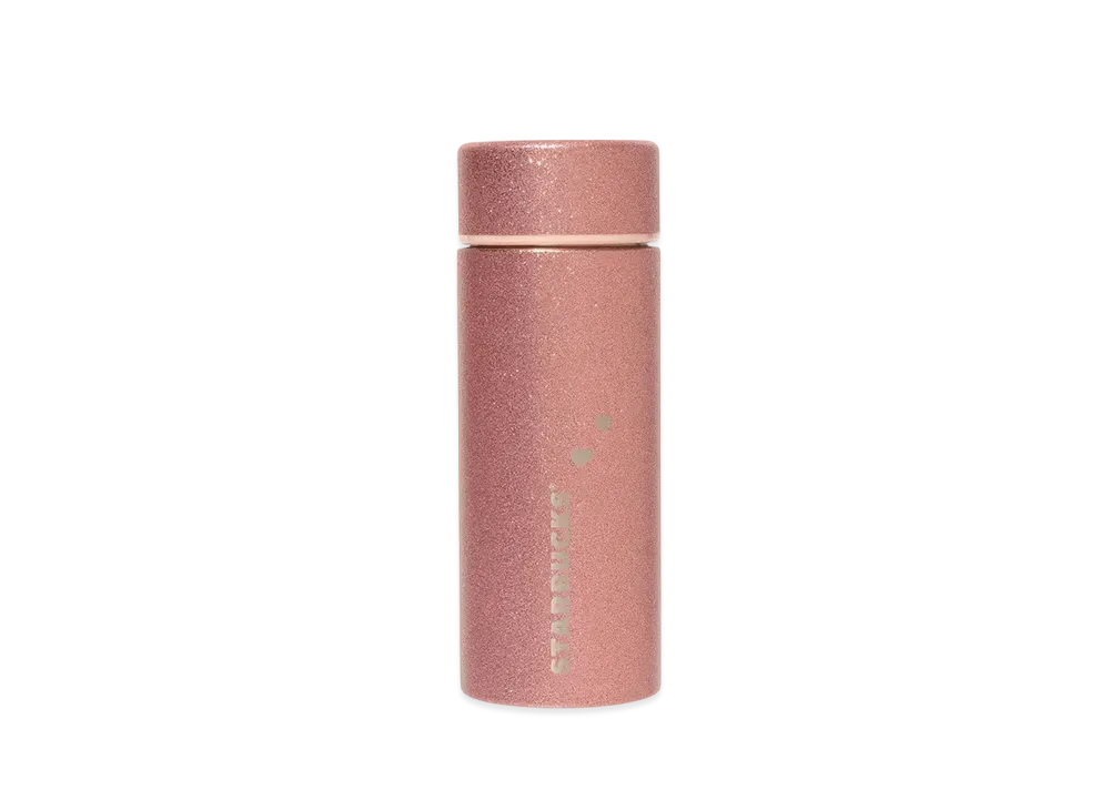 STARBUCKS Valentine 2025 Stainless Bottle Glitter 355ml "Pink"