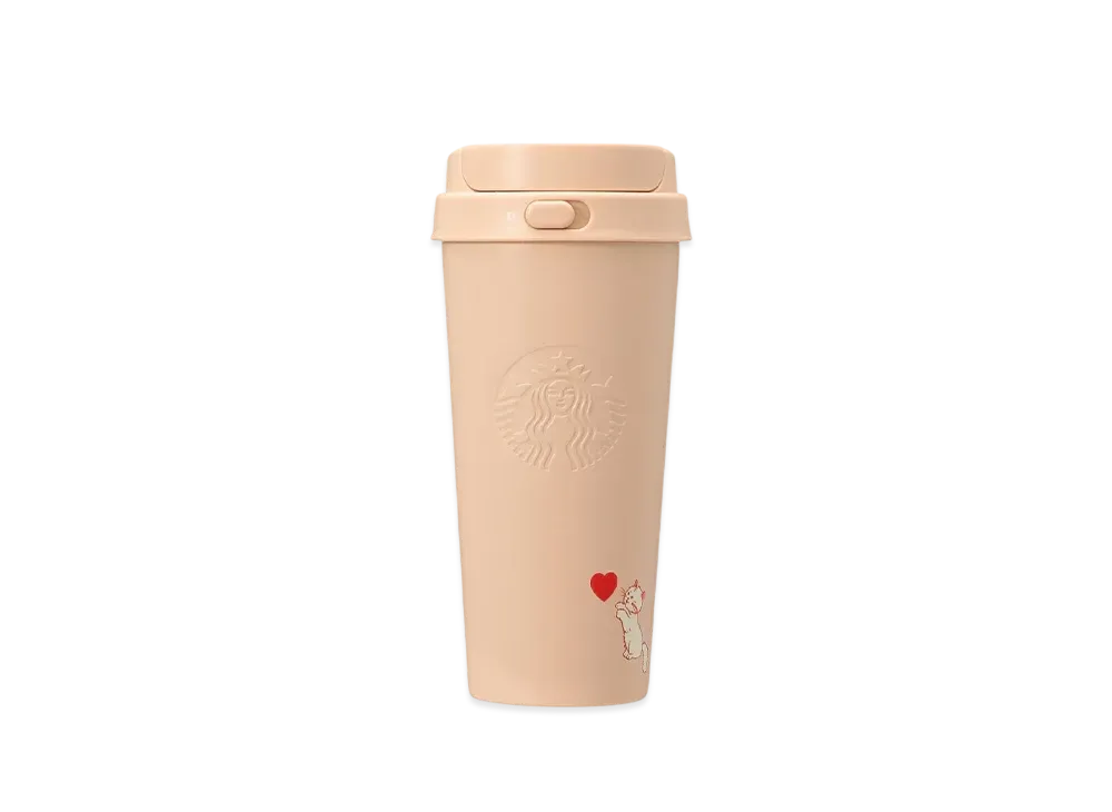 STARBUCKS Valentine 2025 Stainless Togo Bottle 473ml "Beige"