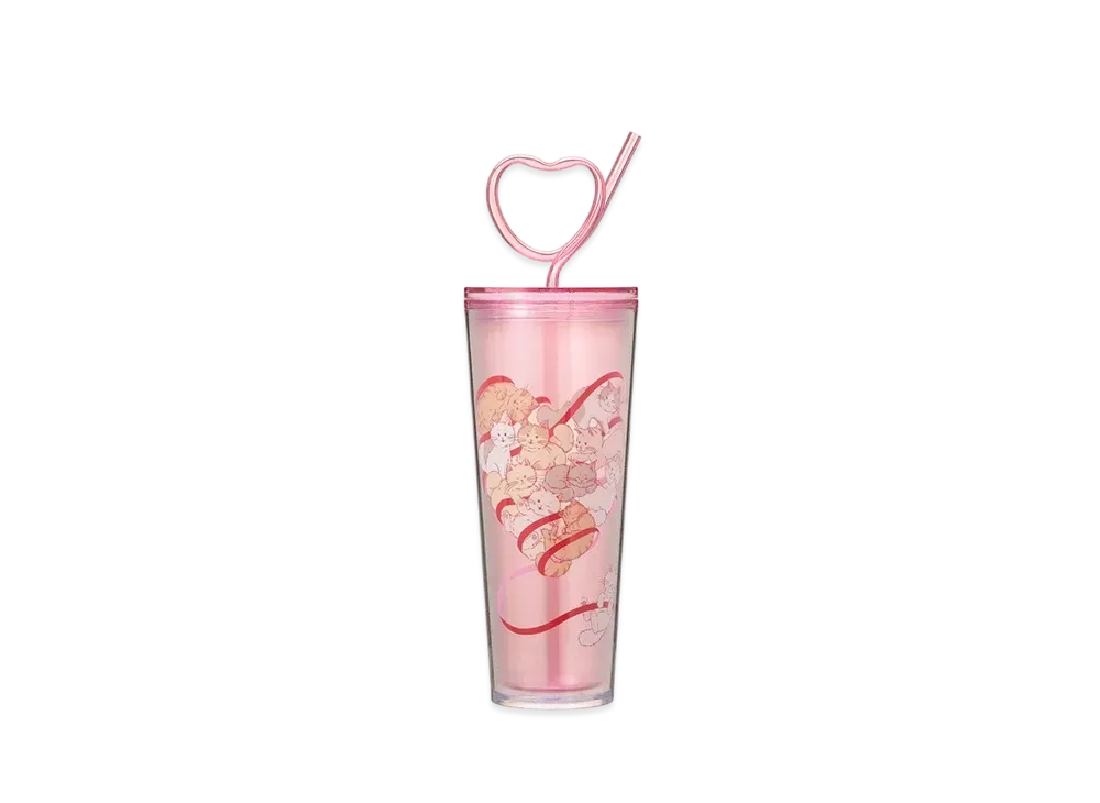 STARBUCKS Valentine 2025 Cold Cup Tumbler 710ml "Pink"
