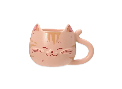 STARBUCKS Valentine 2025 Mug Cat Face 355ml "Beige"