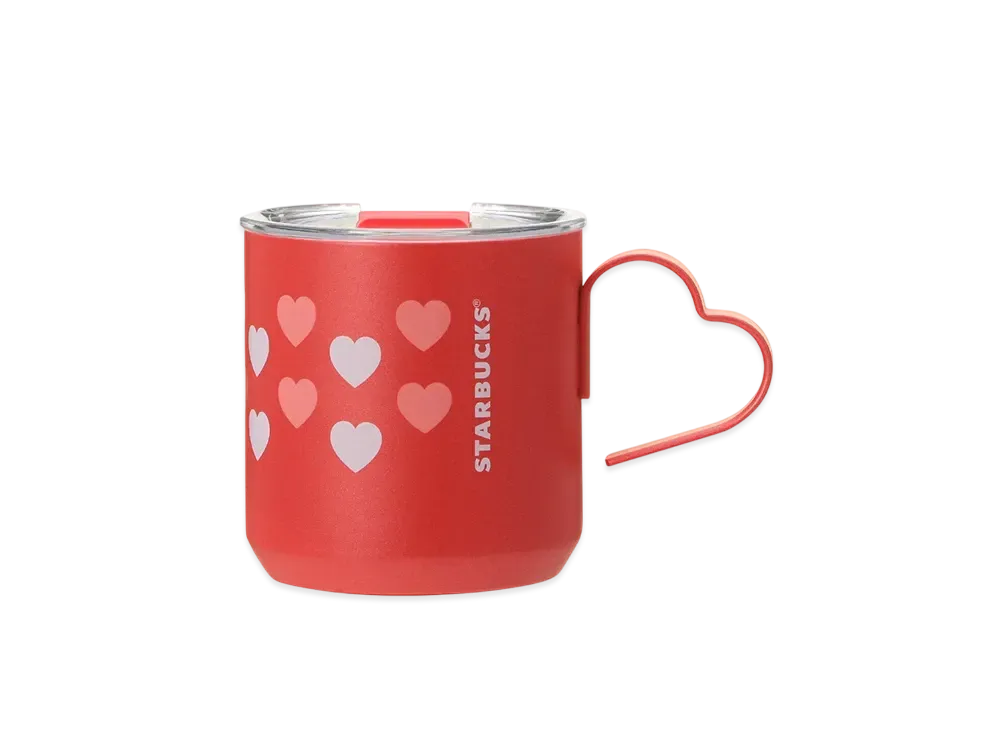STARBUCKS Valentine 2025 Stainless Steel Mug 355ml "Red"