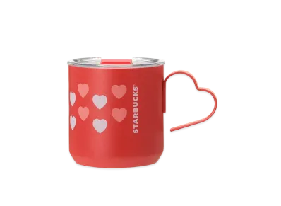 STARBUCKS Valentine 2025 Stainless Steel Mug 355ml "Red"