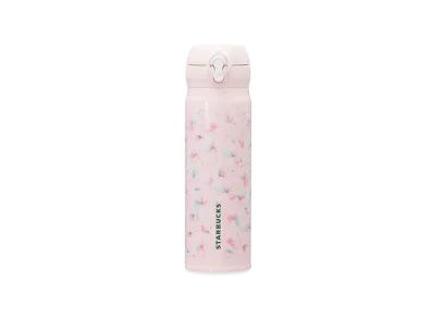 STARBUCKS SAKURA2025 Handy Stainless Steel Bottle Pale Pink 500ml "Pink"