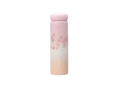 STARBUCKS SAKURA2025 Stainless Steel Bottle Pale Pink Gradation 355ml "Pink/Blue"