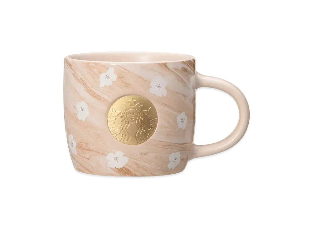 STARBUCKS SAKURA2025 Mug Medal Marble 355ml "Pink"