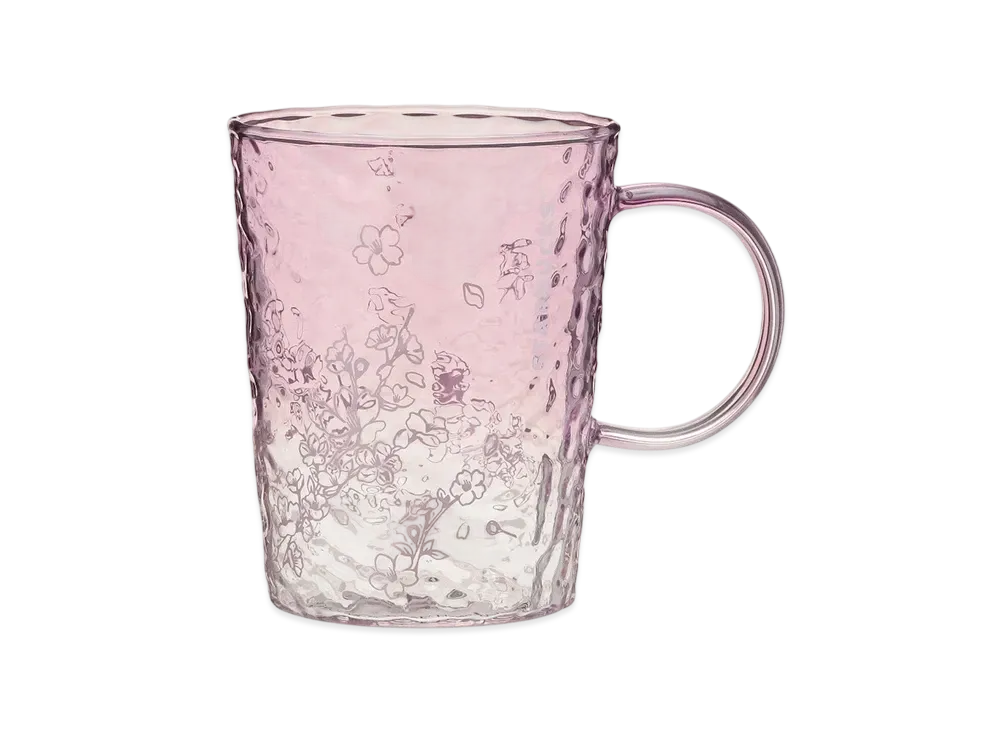 STARBUCKS SAKURA2025 Heat-Resistant Glass Mug 355Ml "PinkGradation"