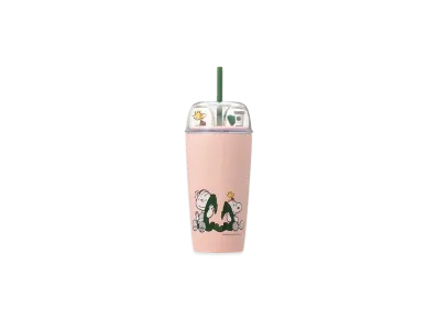 STARBUCKS x PEANUTS Stainless Steel Cold Cup Tumbler Pink 473Ml "Pink"