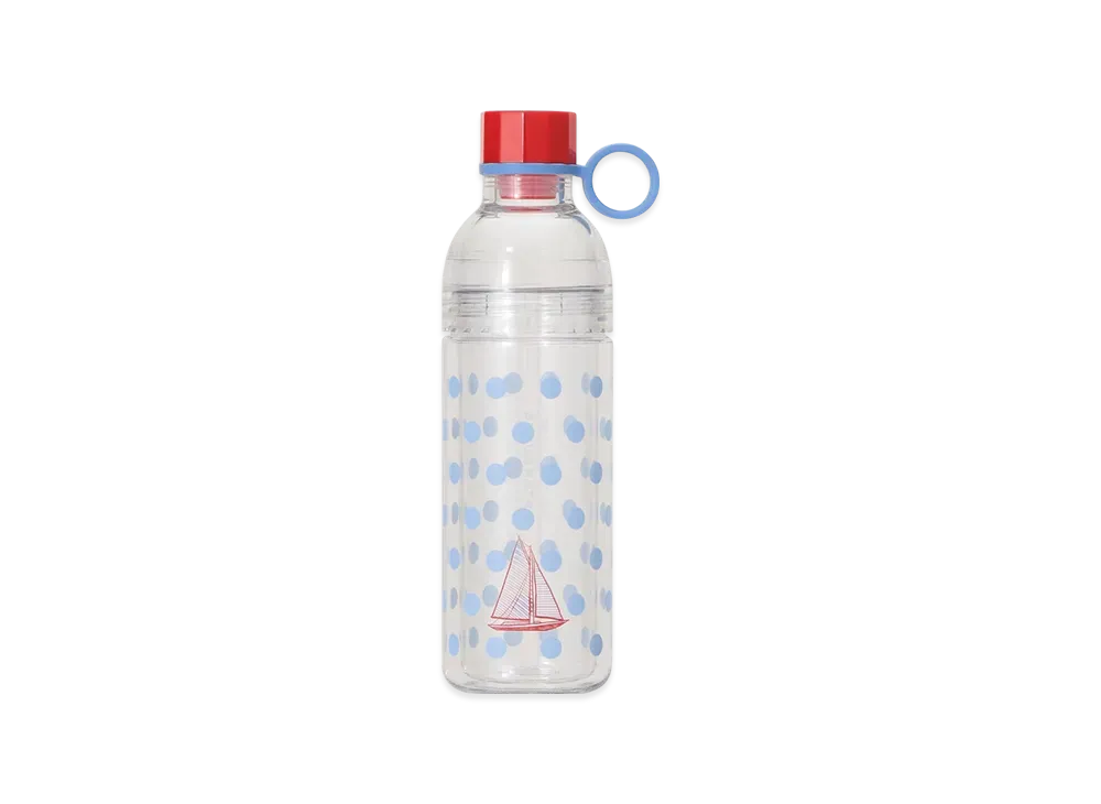 STARBUCKS Double Wall Bottle With Strap Marine Dot 473ml "Clear"