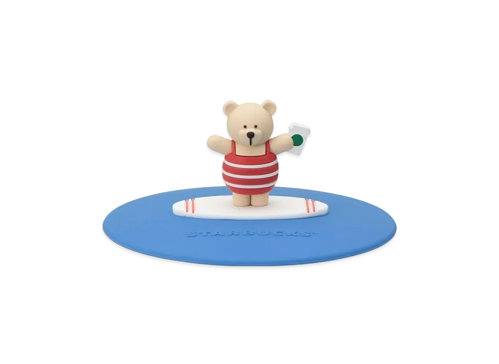 STARBUCKS Silicon Lid Bearista "Blue"