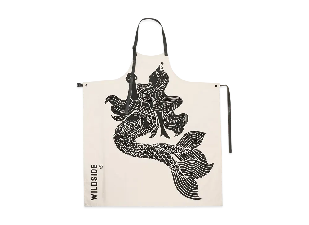 STARBUCKS x WILDSIDE Yohji Yamamoto Reserve Leather Belt Apron White "Black"