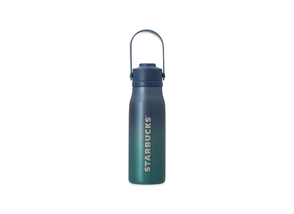 STARBUCKS Handle Lid Stainless Steel Bottle Dual 532ml "BlueGradient"
