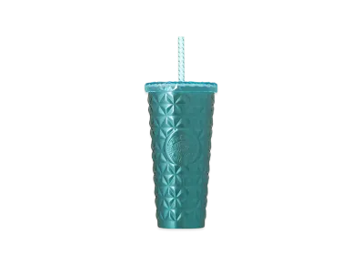 STARBUCKS Stainless Steel Cold Cup Tumbler 591ml "Turquoise"