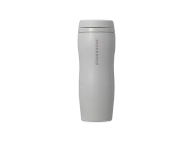 STARBUCKS Curved Recycled Stainless Bottle 355ml "Matte Gray"