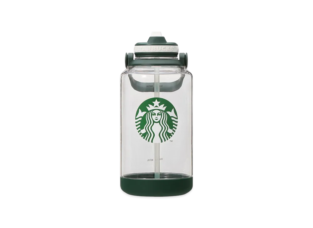 STARBUCKS Handle Lid Jug Tumbler 1892ml "Clear"