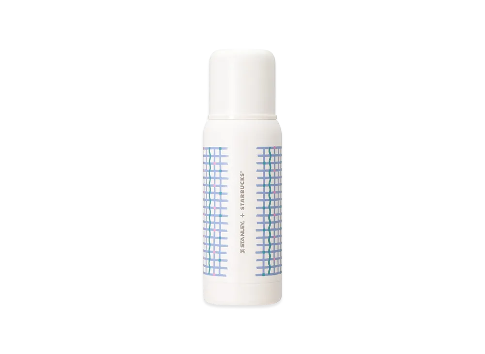STARBUCKS Stanley Check Stainless Bottle With Cup 503ml "White"