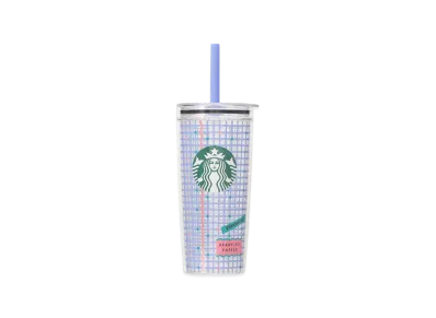 STARBUCKS MiiR Cold Cup Tumbler Check 591ml "Blue"