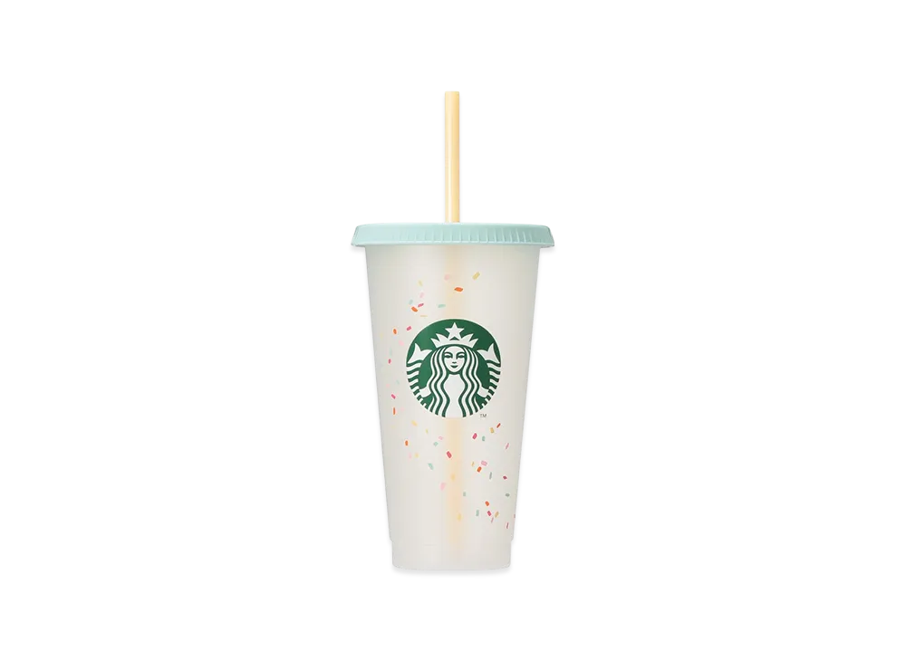 STARBUCKS Reusable Cold Cup Colorful Flake 710ml "Multi"