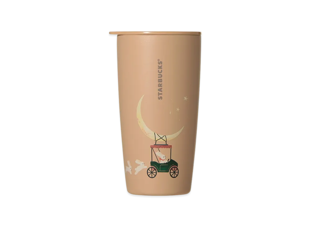 STARBUCKS Autumn Festival 2025 MiiR Stainless Tumbler 473ml "Moon Beige"