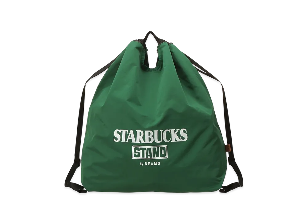STARBUCKS STAND x BEAMS 2Way Knapsack "Green"
