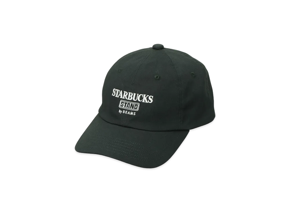STARBUCKS STAND x BEAMS 6P LOGO Cap "Green"
