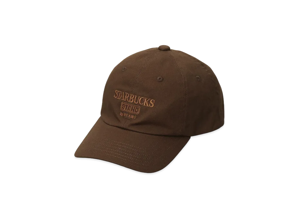 STARBUCKS STAND x BEAMS 6P LOGO Cap "Brown"