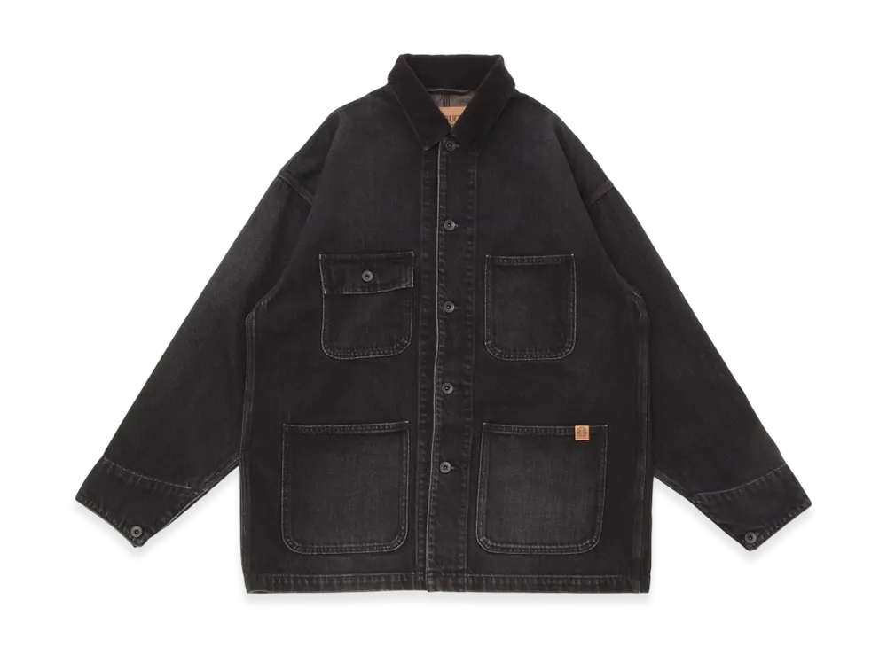 STARBUCKS STAND x BEAMS Denim Coverall "Black"