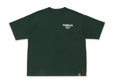 STARBUCKS STAND x BEAMS LOGO S/S T-Shirt "Green"